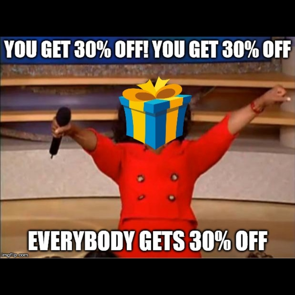 30% off two or more items